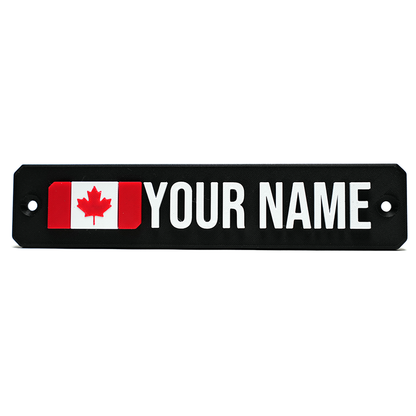 Custom Name Plate for Simulator