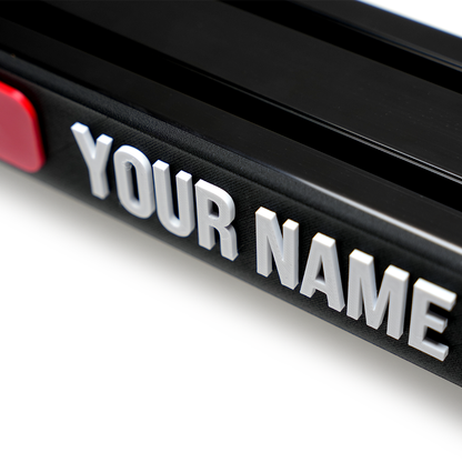 Custom Social Media Name Plate for Simulator